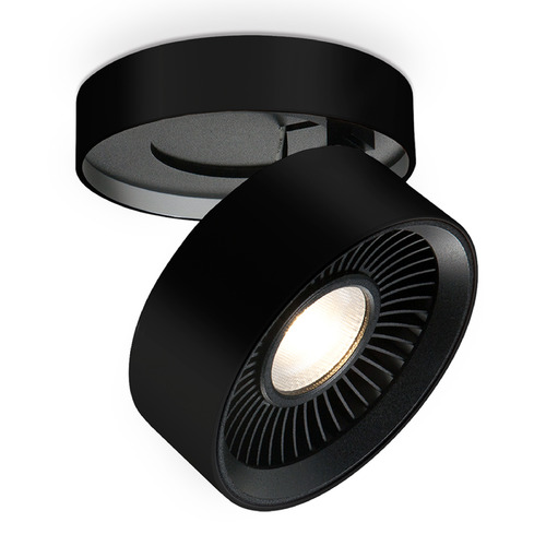 Kuzco Lighting Kuzco Lighting Solo Black LED Flushmount Light FM9405-BK-UNV