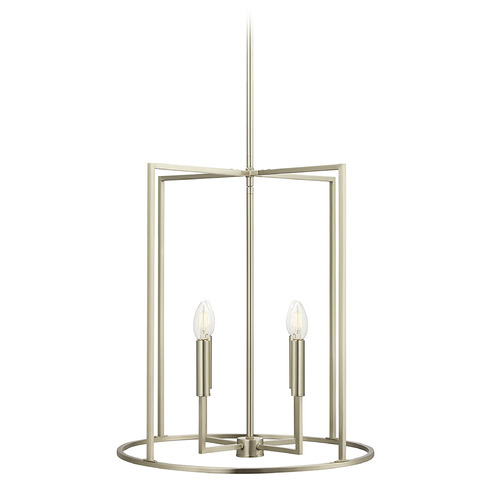 Meridian Brushed Nickel Pendant Light