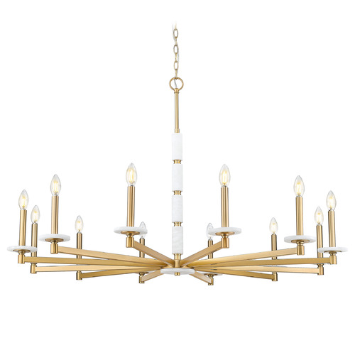 Z-Lite Z-Lite Kaden Modern Gold Chandelier 3045-12MGLD