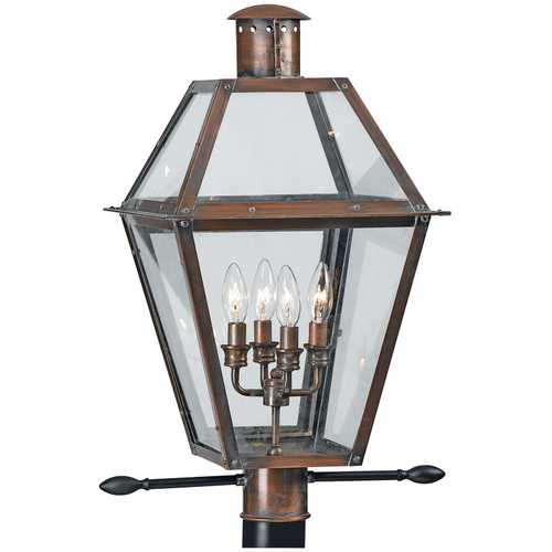 Quoizel Lighting Rue De Royal Post Light in Aged Copper by Quoizel Lighting RO9014AC