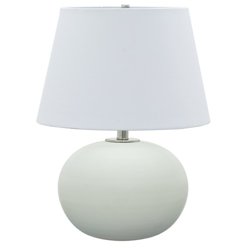Scatchard Stoneware White Matte Table Lamp by House of Troy Lighting