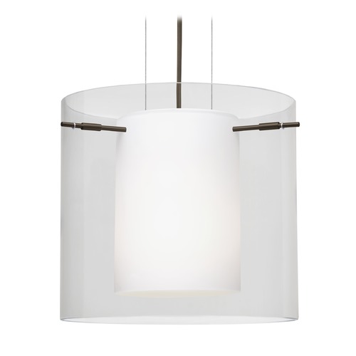 Besa Lighting Pahu Bronze LED Pendant Light