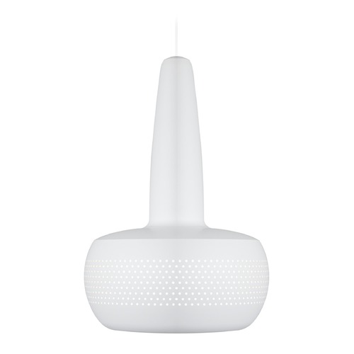 UMAGE UMAGE Matte White Mini-Pendant Light with Drum Shade 2051_4007