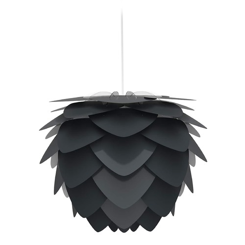 UMAGE White Pendant Light with Anthracite Black Metal Shade 2130_4007