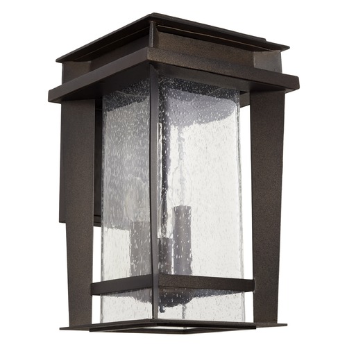 Quorum Lighting Easton Oiled Bronze Outdoor Wall Light by Quorum Lighting 7040-3-86