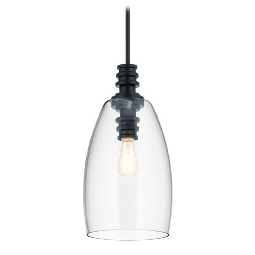 Lakum 10-Inch Wide Black Pendant by Kichler Lighting