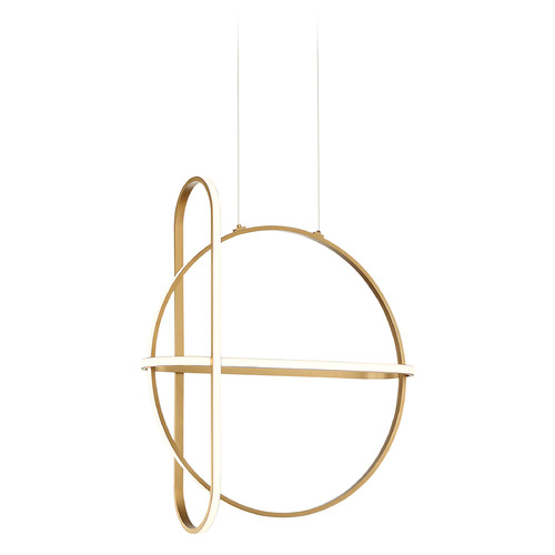 Berkley 21-Inch LED Chandelier in Gold by Eurofase Lighting
