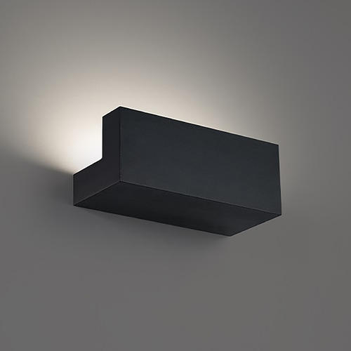Modern Forms by WAC Lighting Bantam Black LED Sconce by Modern Forms WS-38109-27-BK