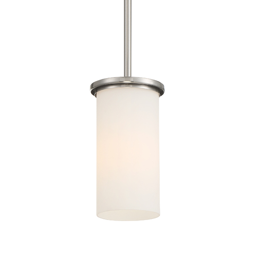 Haisley 4.75-Inch Mini Pendant in Brushed Nickel by Minka Lavery