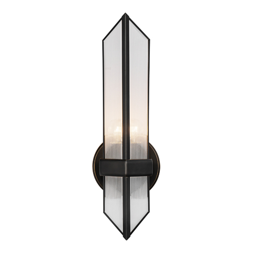 Cairo Single-Light Wall Sconce in Urban Bronze by Alora Lighting