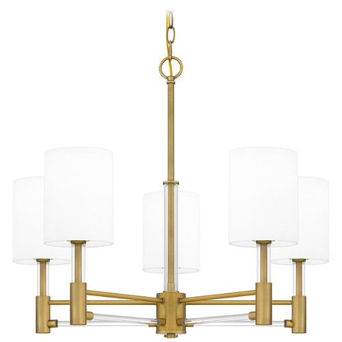 Quoizel Lighting Gretchen Aged Brass Chandelier