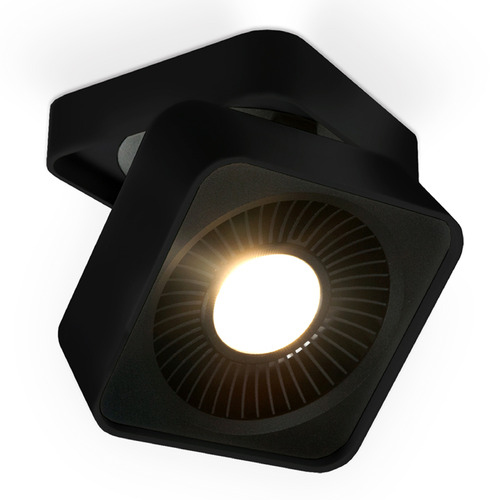 Kuzco Lighting Kuzco Lighting Solo Black LED Flushmount Light FM9304-BK-UNV