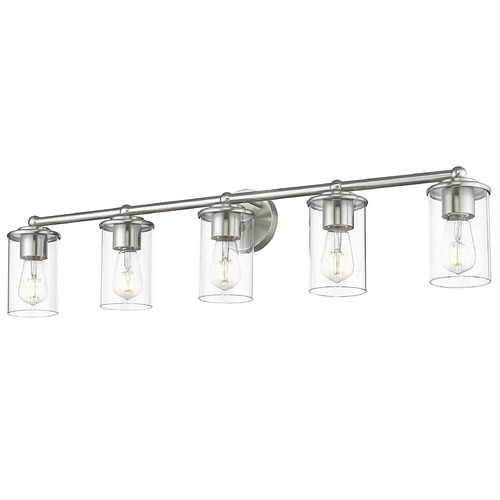 Z-Lite Thayer Brushed Nickel Bathroom Light