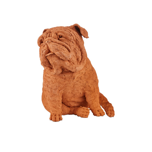 Leonard Churchill the Bulldog Sculpture by Currey & Company