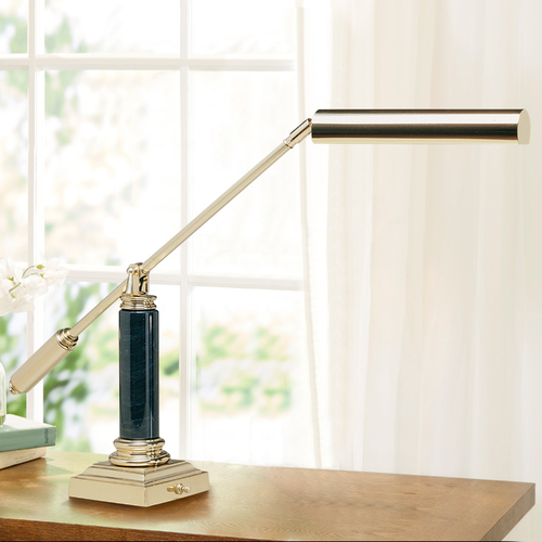 Piano Lamp in Polished Brass by House of Troy Lighting