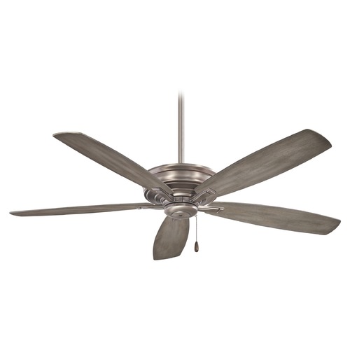 Kafe 52-Inch Fan in Burnished Nickel by Minka Aire