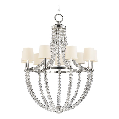 Hudson Valley Lighting Danville Polished Nickel Chandelier by Hudson Valley Lighting 3119-PN-WS