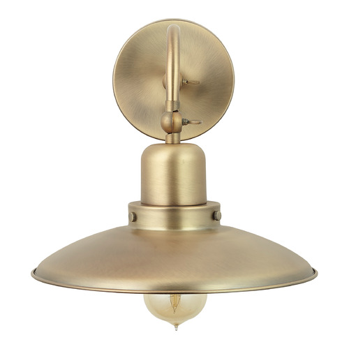Dewitt PorTable Sconce in Aged Brass by Capital Lighting