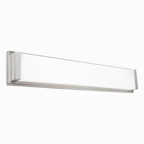 Metro Brushed Nickel LED Bathroom Light by WAC Lighting