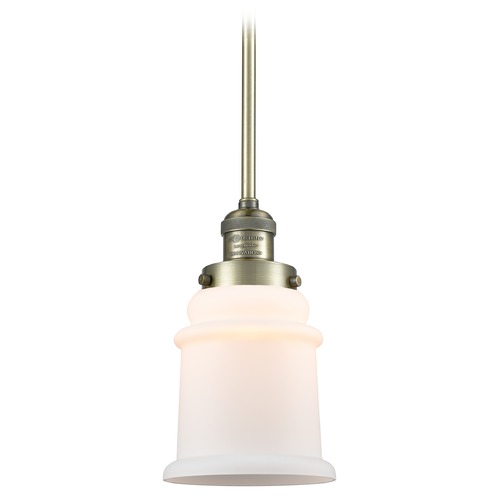 Canton Antique Brass Mini Pendant by Innovations Lighting