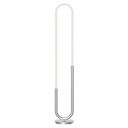 Huron Chrome LED Floor Lamp with Touch Dimmer by Kuzco Lighting