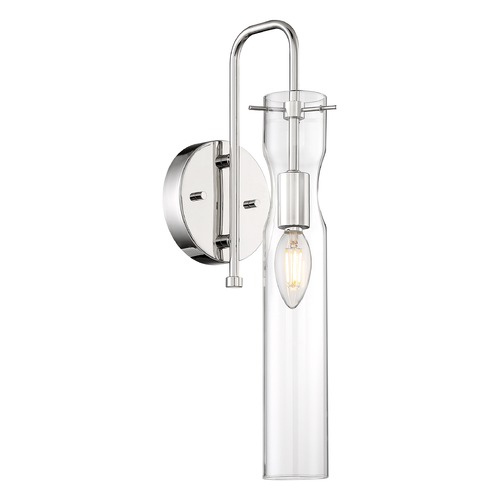 Spyglass Polished Nickel Sconce by Satco Lighting