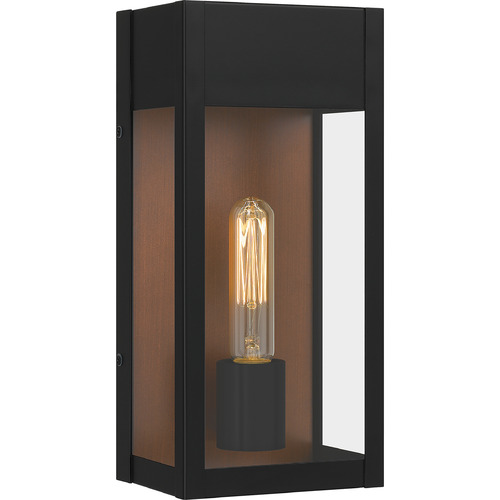 Maren Outdoor Wall Light in Matte Black by Quoizel Lighting