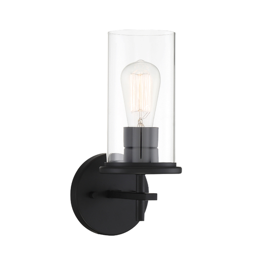 Haisley Wall Sconce in Coal by Minka Lavery