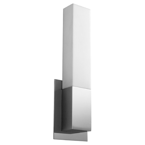 Vega LED Wall Sconce in Polished Nickel by Oxygen Lighting