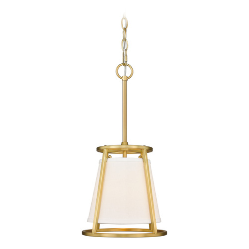 Lenyx Rubbed Brass Mini Pendant by Z-Lite