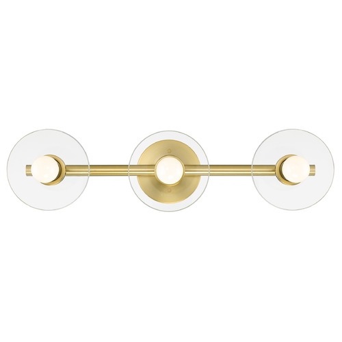 Designers Fountain Litto Brushed Gold Bathroom Light