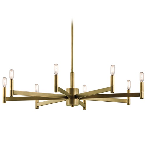 Kichler Lighting Erzo 8-Light Chandelier in Brass by Kichler Lighting 43857NBR