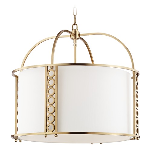 Hudson Valley Lighting Infinity Aged Brass Pendant by Hudson Valley Lighting 6724-AGB