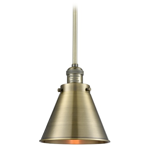 Appalachian Antique Brass Mini Pendant by Innovations Lighting