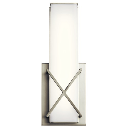 Kichler Lighting Trinsic 12-Inch Brushed Nickel LED Sconce by Kichler Lighting 45656NILED