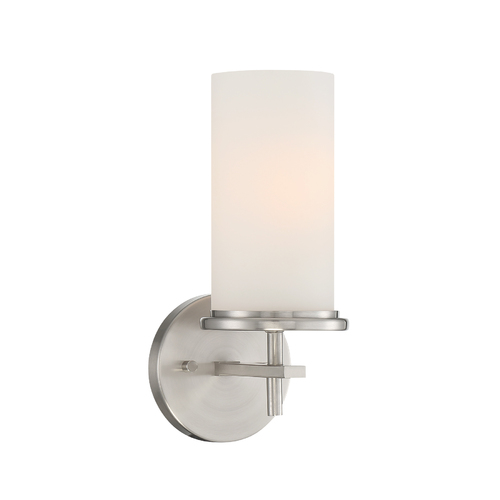 Haisley Wall Sconce in Brushed Nickel by Minka Lavery