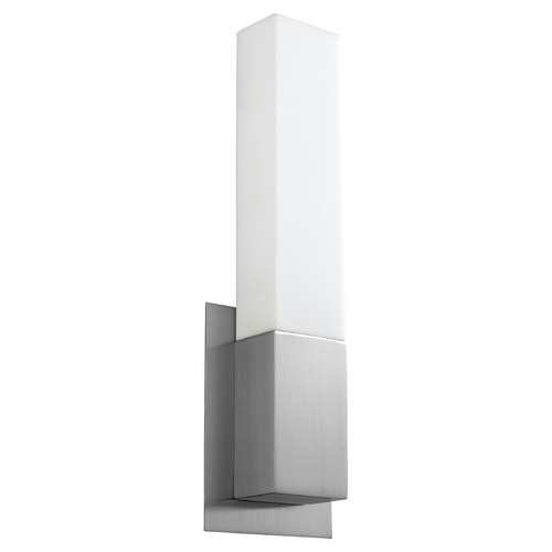 Vega LED Wall Sconce in Satin Nickel by Oxygen Lighting