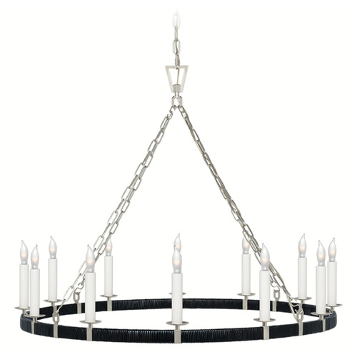 Visual Comfort Signature Collection Chapman & Myers Darlana Chandelier in Polished Nickel by VC Signature CHC5873PNBRT