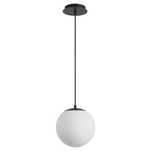 Oxygen Luna 6-Inch 3500K LED Mini Pendant in Black by Oxygen Lighting 3-670-3515