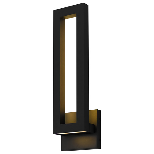 Quoizel Lighting Quoizel Lighting Pompeii Earth Black LED Outdoor Wall Light POM8406EK