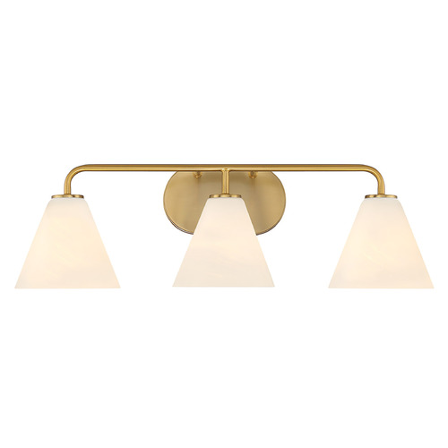 Savoy House Lighting Blair Warm Brass Bathroom Light