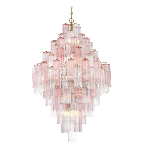 Crystorama Lighting Addis Aged Brass Chandelier