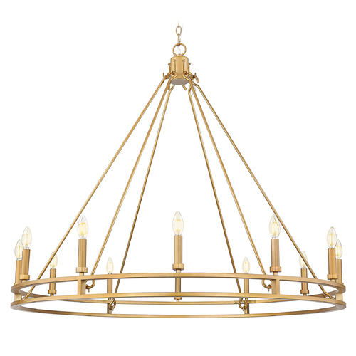 Z-Lite Dennison Signature Brass Chandelier
