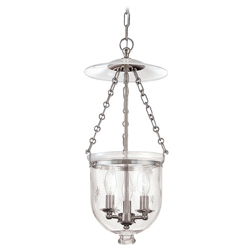 Hudson Valley Lighting Hampton Pendant in Polished Nickel by Hudson Valley Lighting 252-PN-C3
