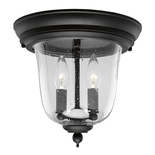 Ashmore Outdoor Flush Mount in Black by Progress Lighting