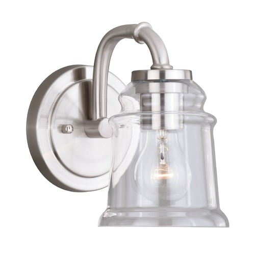 Toledo Satin Nickel Sconce by Vaxcel Lighting