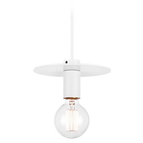 Matteo Lighting Kasa White Mini Pendant by Matteo Lighting C54911WH