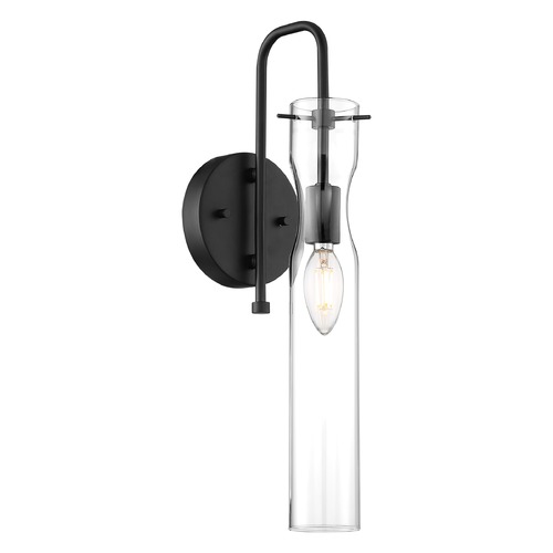 Spyglass Black Sconce by Satco Lighting
