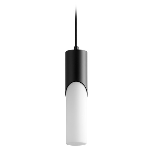 Oxygen Ellipse 13-Inch LED Glass Pendant in Black by Oxygen Lighting 3-668-115