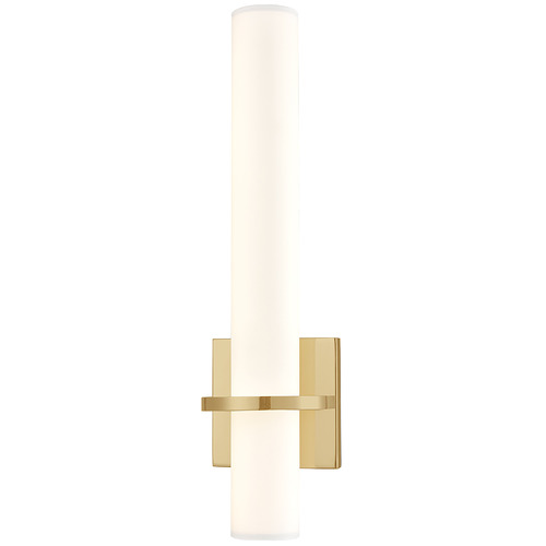 Bhutan Brushed Gold LED Sconce by Kuzco Lighting